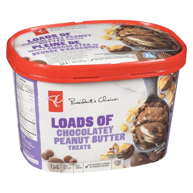 Loads Of Chocolatey Peanut Butter Treats Light Ice Cream