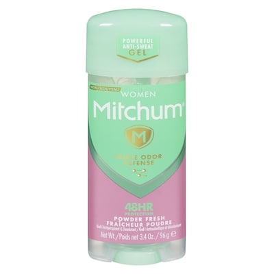 Mitchum Désodorisant gel Advanced pour femmes Fraîcheur poudre 96 g, 8,84 $/100g