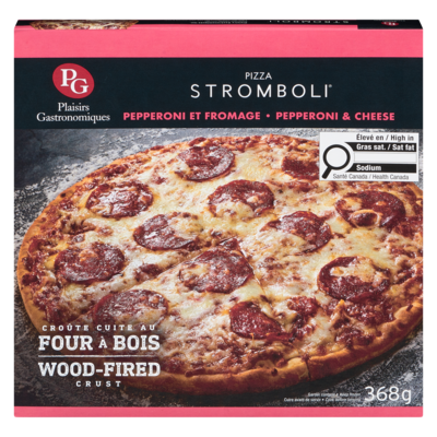 Stromboli Pepperoni & cheese pizza 368 g, $1.90/100g