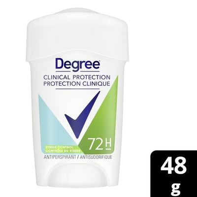 Degree Clinical Protection Antiperspirant Stress Control 48 g, $23.94/100g