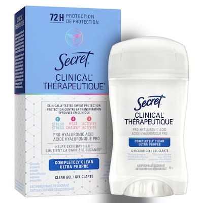 Secret Clinical Strength Clinical Clear Gel Completely Clean 45 g, $26.64/100g
