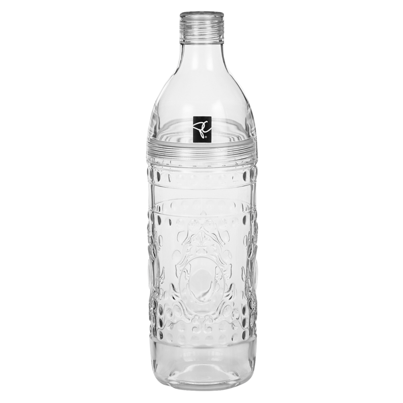 Embossed Water Bottle 1L