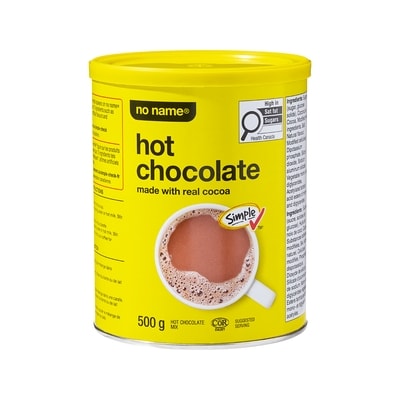 No Name Hot Chocolate Mix 500 g, $1.20/100g