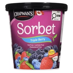 Chapmans Triple Berry Sorbet - 2 l | Loblaws