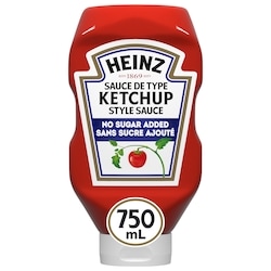 Heinz Tomato Ketchup No Sugar Added 750 ml, $0.67/100ml