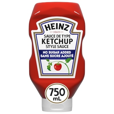 Heinz Tomato Ketchup No Sugar Added 750 ml, $0.67/100ml