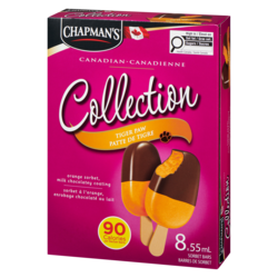 Chapmans Canadian Collection Tiger Paw Sorbet Bar - 8 ea | Loblaws