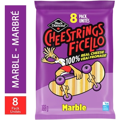Black Diamond Marble Cheestrings 168 g, $3.27/100g