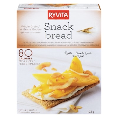 Ryvita Snackbread, Multigrain 125 g, $3.19/100g
