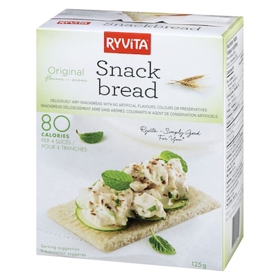 Ryvita Biscottes Snackbread 125 g, 3,99 $/100g