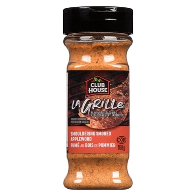 Club House Smouldering Smoked Applewood Seasoning 168 g, $3.86/100g
