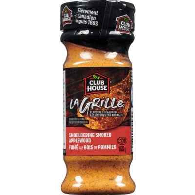 Club House Smouldering Smoked Applewood Seasoning 168 g, $5.35/100g