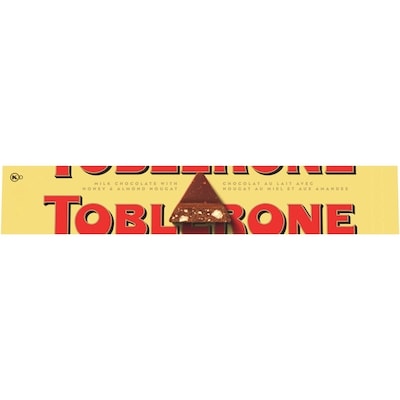 Toblerone Chocolat au Lait Suisse avec Nougat au Miel et aux Amandes 20x100.0 g, 3,25 $/100g