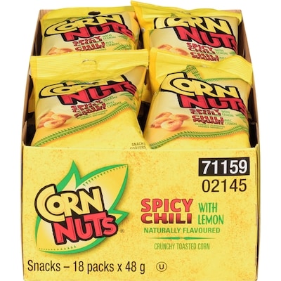 Corn Nuts Spicy Chili with Lemon 18x48.0 g, $2.08/100g