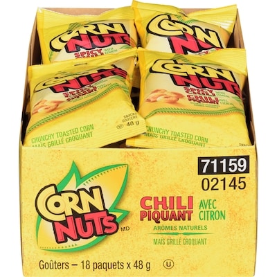 Corn Nuts Maïs à grignoter chile picante 18x48.0 g, 2,08 $/100g