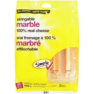 No Name Cheese Sticks Stringable Marble 588 g, $2.12/100g