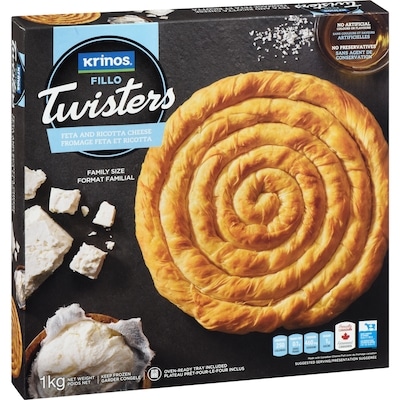 Fillo Twisters, Feta & Ricotta Cheese