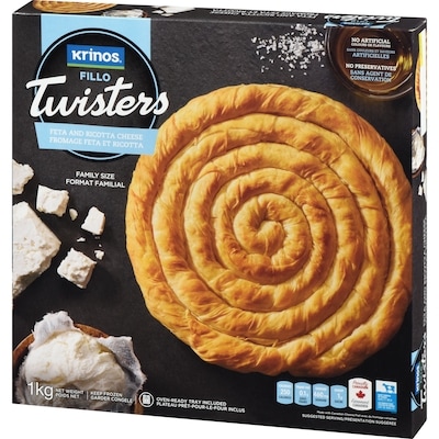 Fillo Twisters, Feta & Ricotta Cheese