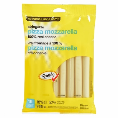 No Name Stringable Cheese Pizza Mozzarella 336 g, $2.08/100g