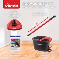 Vileda EasyWring Spin Mop & Bucket System - 1 ea | Zehrs