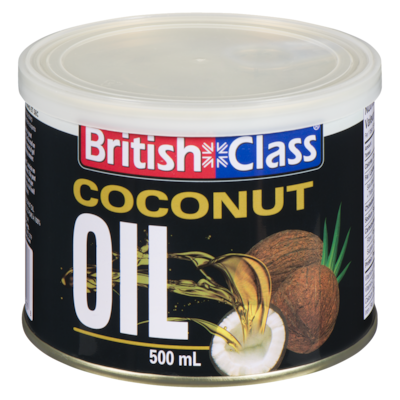British Class Coconut Oil 450 g, $0.90/100ml