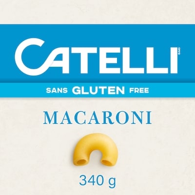 Catelli Gluten Free, Macaroni Pasta 340 g, $1.26/100g