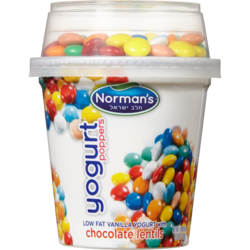 Kosher Vanilla and M&M Yogurt