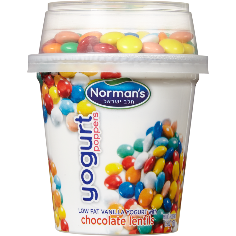Kosher Vanilla and M&M Yogurt