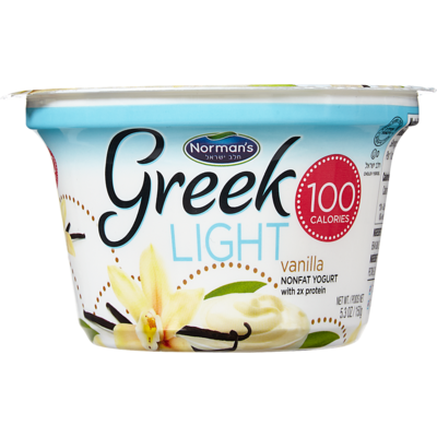 Norman Kosher Greek Yogurt, Light 150 g, $2.00/100g