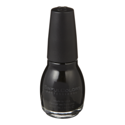 Professional Nail Polish Enamel, Black On Black