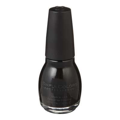 Sinful Colours Professional Nail Polish Enamel, Black On Black 1 ea, $19.93/100ml