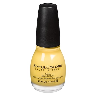 Sinful Colours Nail Color 1598 Yolo Yellow 1 ea, $23.27/100ml