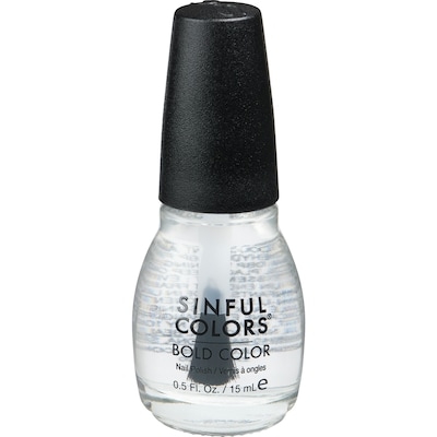 Sinful Colours SinfulColors, Clear Coat Nail Polish 1 ea, $23.27/100ml