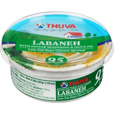 Tnuva Kosher Labaneh Cheese Spread, Zataar Spice & Olive Oil 250 g, $4.00/100g