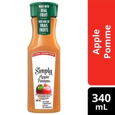 Simply Jus de pomme Bottle 340 ml, 1,03 $/100ml