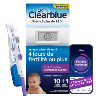 Clearblue Test d’ovulation numérique Advanced 10 ea, 6,15 $/1ch