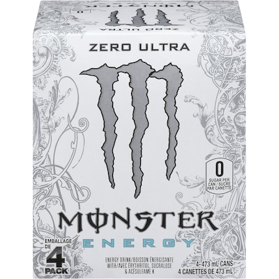 Monster Energy Zero Ultra 4x473.0 ml, $0.63/100ml