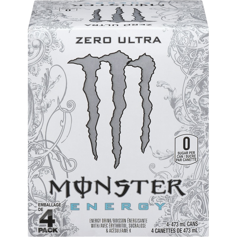 Monster Energy Zero Ultra - 4x473.0 ml | Atlantic Superstore