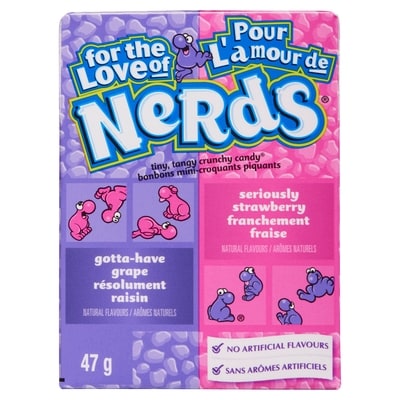Bonbons Nerds à saveur fraise