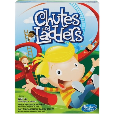 Hasbro Gaming Chutes and Ladders Board Game, Fun Game for Kids Ages 3 and Up, Preschool Game, Classic Chutes and Ladders Gameplay 1 ea, $11.00/1ea