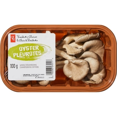 le Choix du Président Champignons entiers, pleurote 100 g, 5,00 $/100g