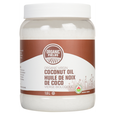 Organic Fields Huile de noix de coco vierge biologique 1.6 l, 1,62 $/100ml