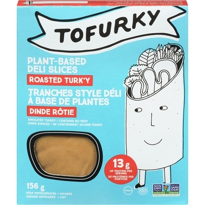 Tofurky Vegetarian Deli Slices, Oven Roasted 156 g, $4.48/100g