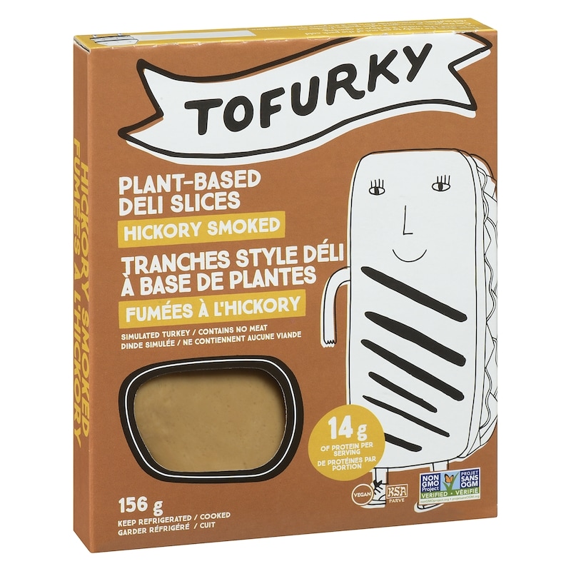 Vegetarian Deli Slices, Hickory Smoked