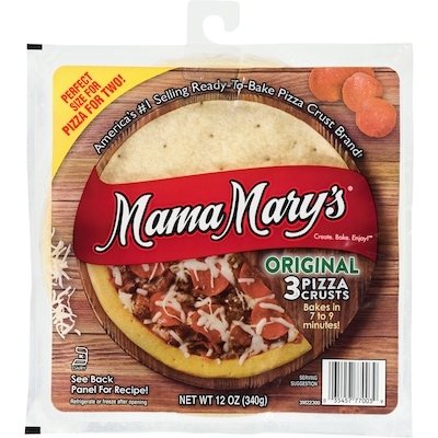 Mama Mary's Pizza Crust, 7" 340 g, $2.64/100g