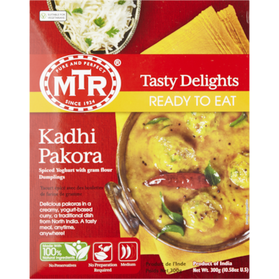 MTR Kadhi Pakora, Ready to Eat 300 g, $0.66/100g