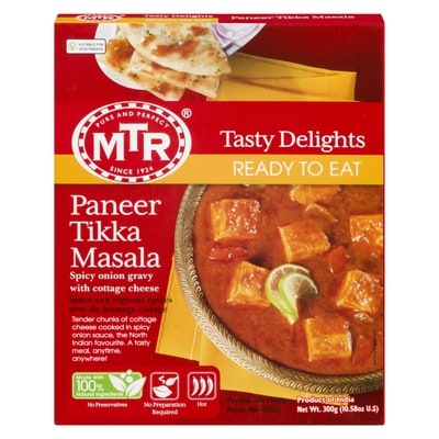 MTR Paner tikka masala 300 g, 0,67 $/100g