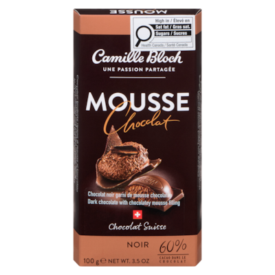 Camille Bloch Dark Chocolate 60% 100 g, $5.99/100g