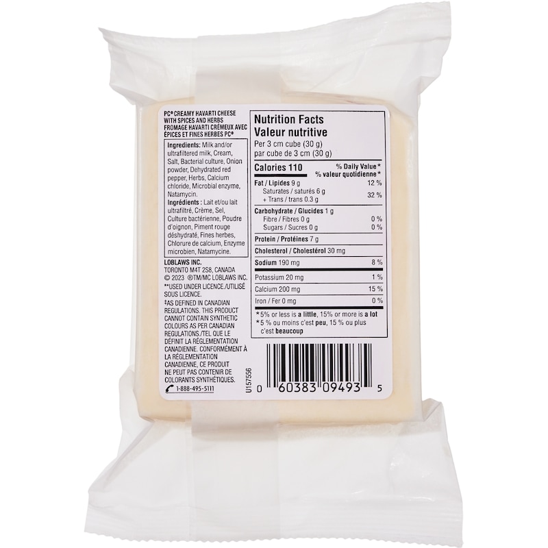 Herb & Spice Havarti Cheese Block