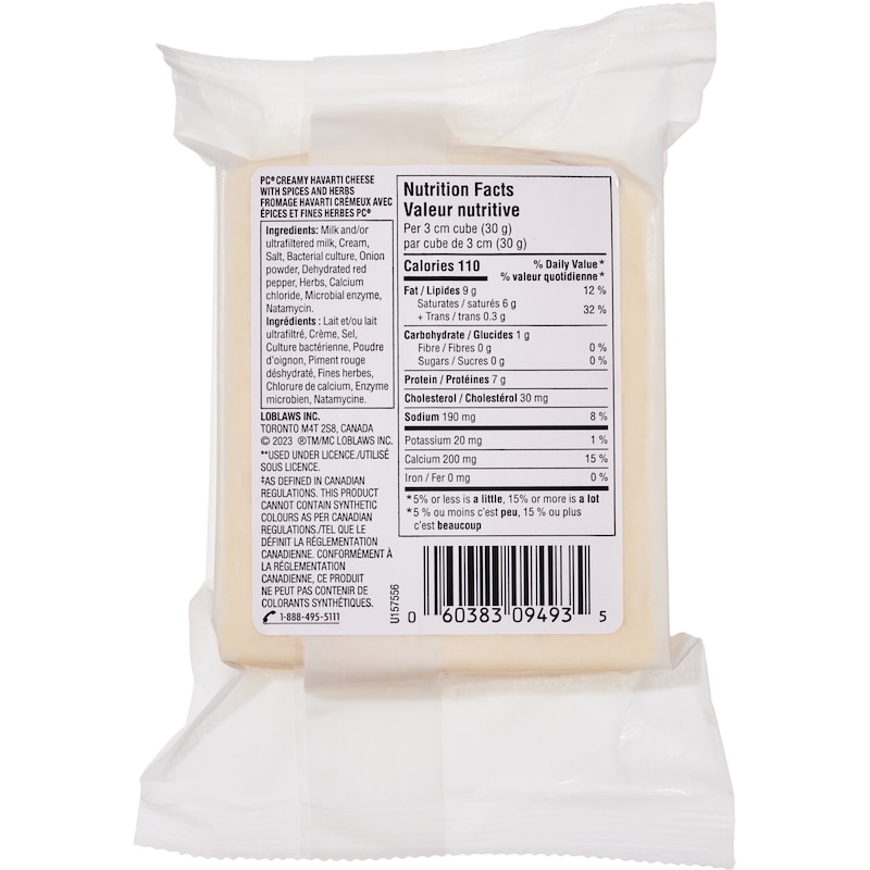 Herb & Spice Havarti Cheese Block